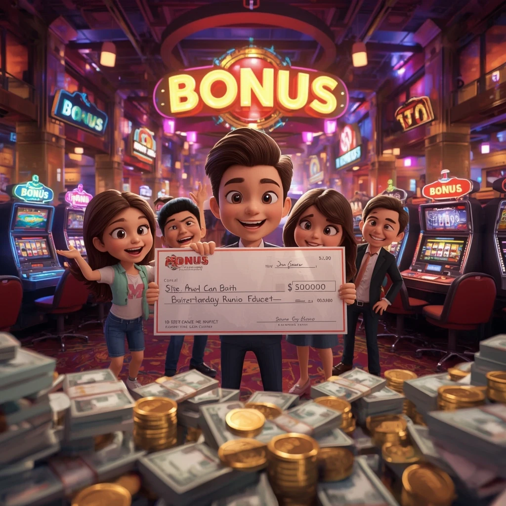 bonus nelle mani di un uomo al casinò CHIPSTARS CASINO