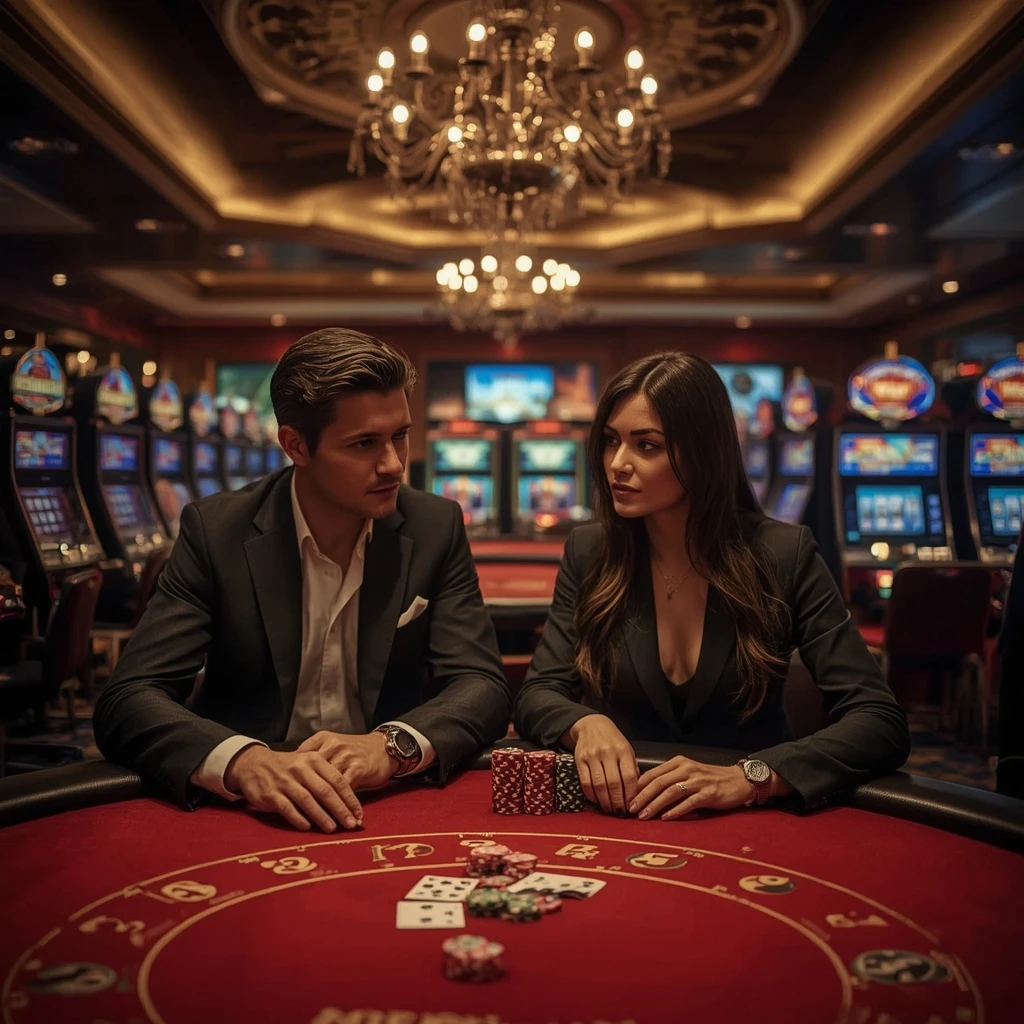 Due giocatori di poker nel CHIPSTARS CASINO